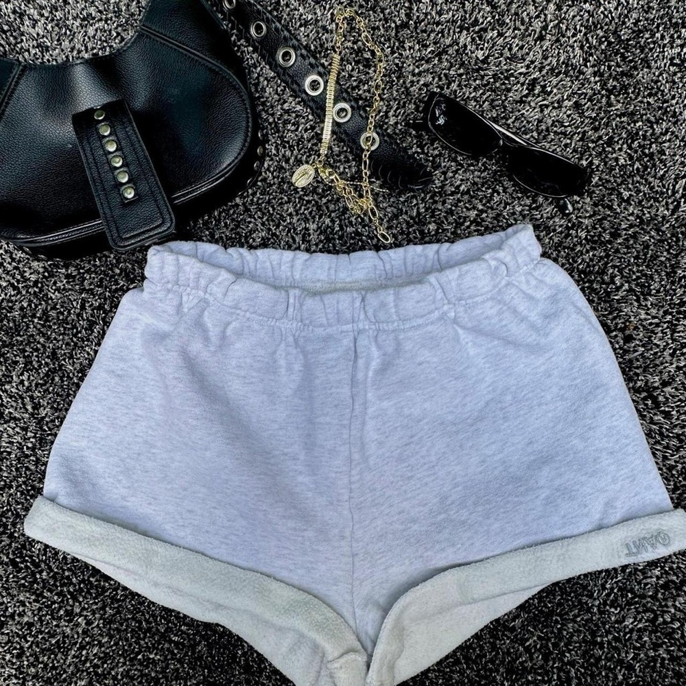TNA Gray Athletic Shorts Elastic Waistband Soft Fabric